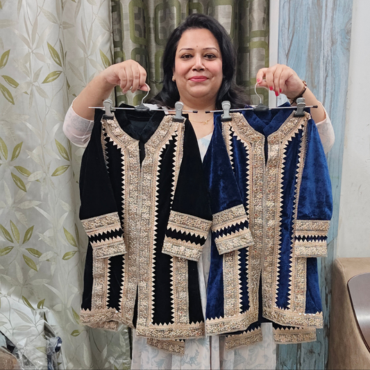 Luxe velvet cords for winter