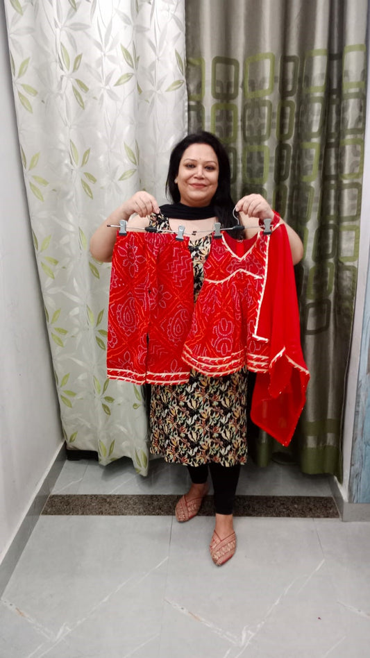 Jaipuri Naira Cut Suits - for Kids