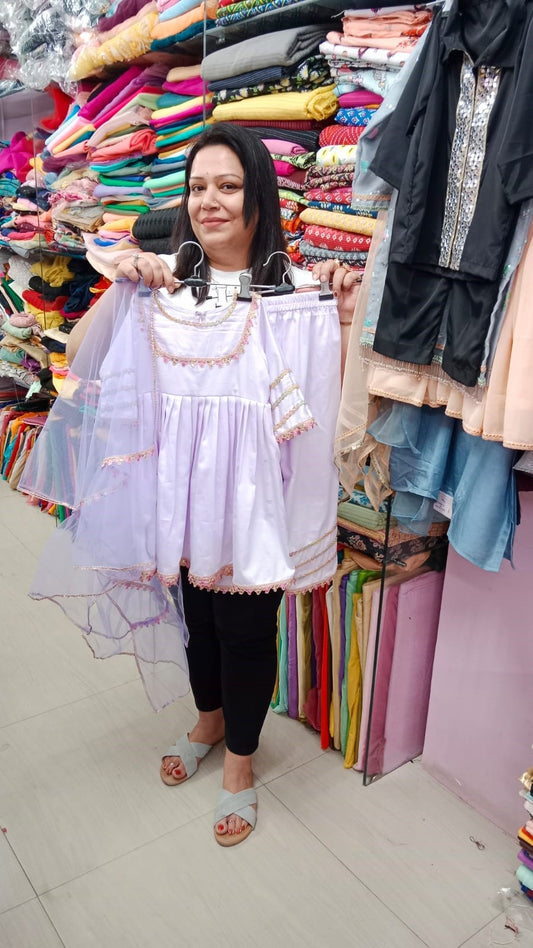 Luxury glace cotton Suits