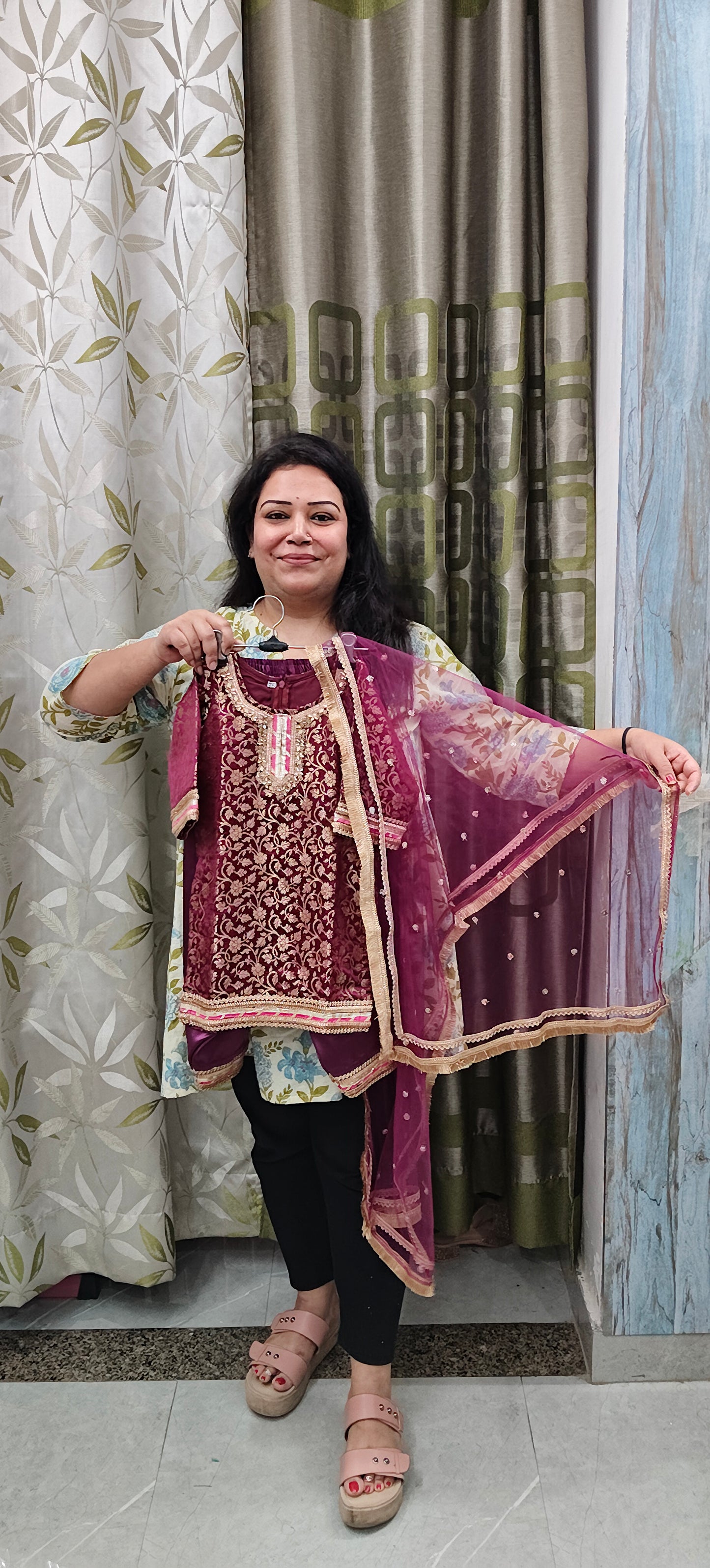 Premium soft banrasi patiyala suits
