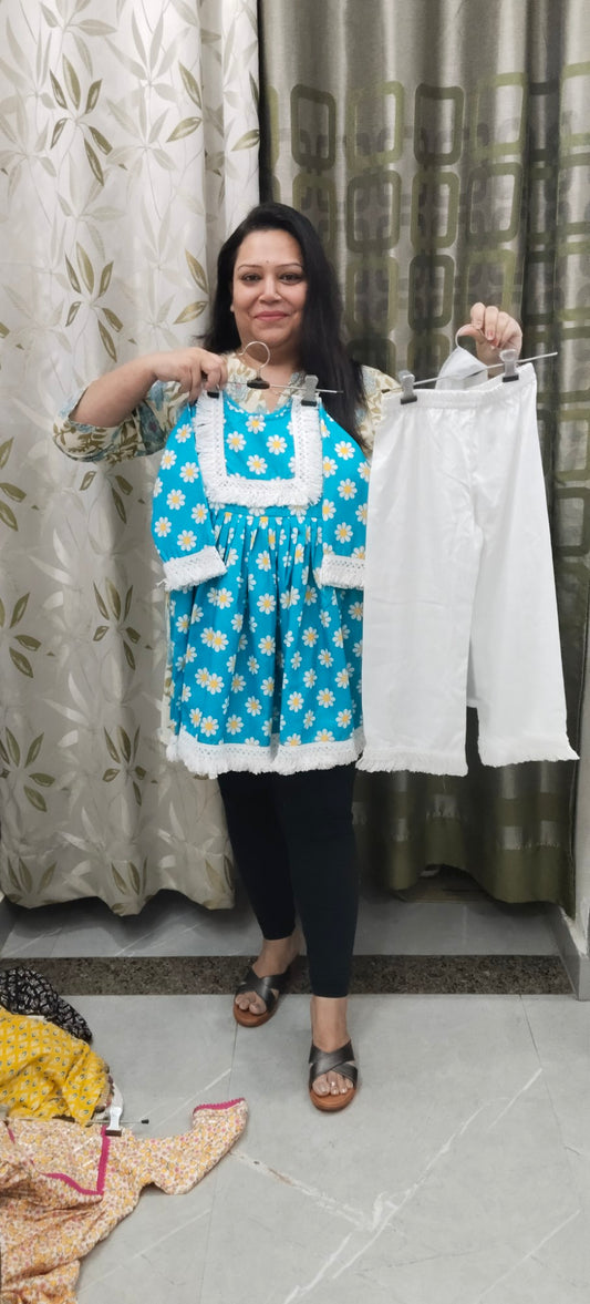 Summer Cotton Frock Suits - for Kids