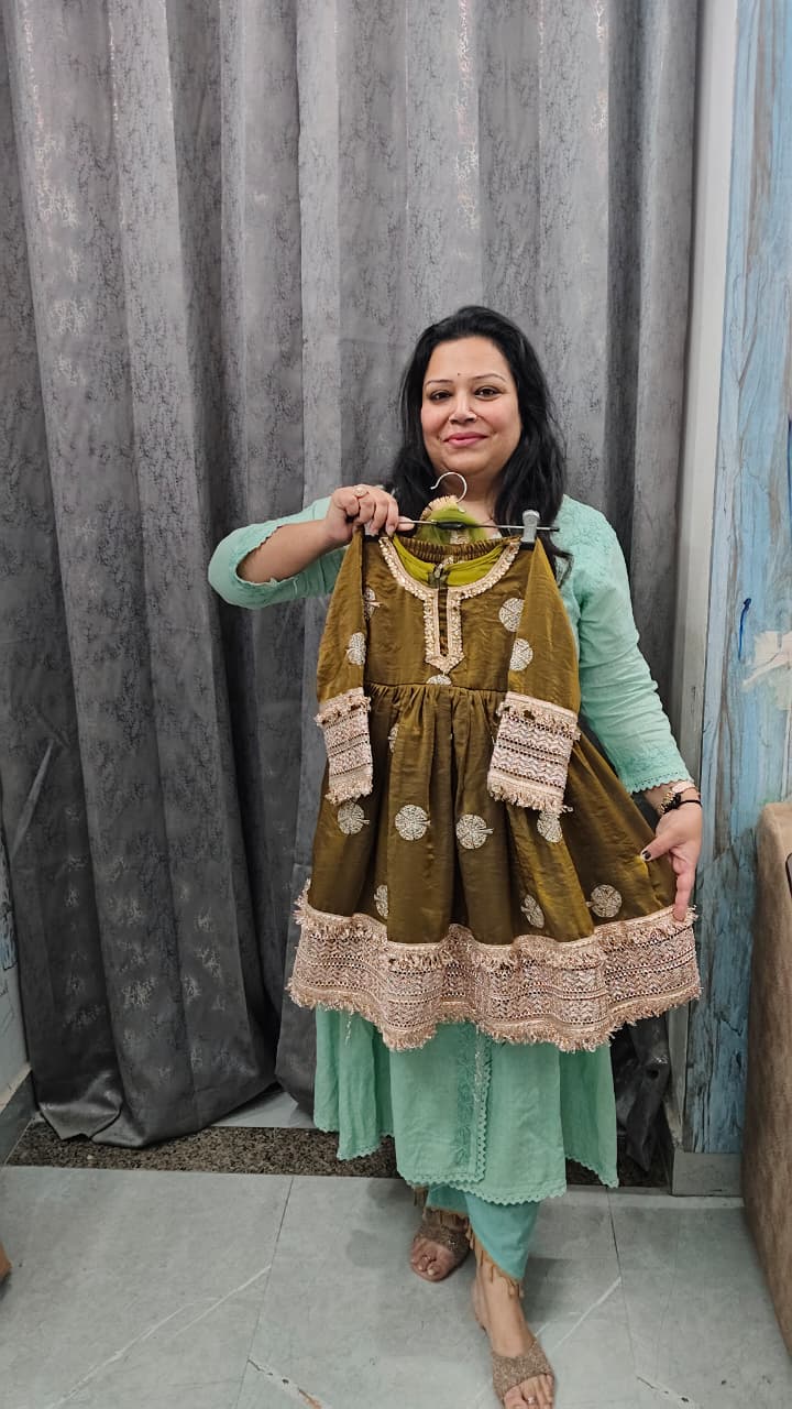 Luxury Eid Collection: Maharani Frock Suit