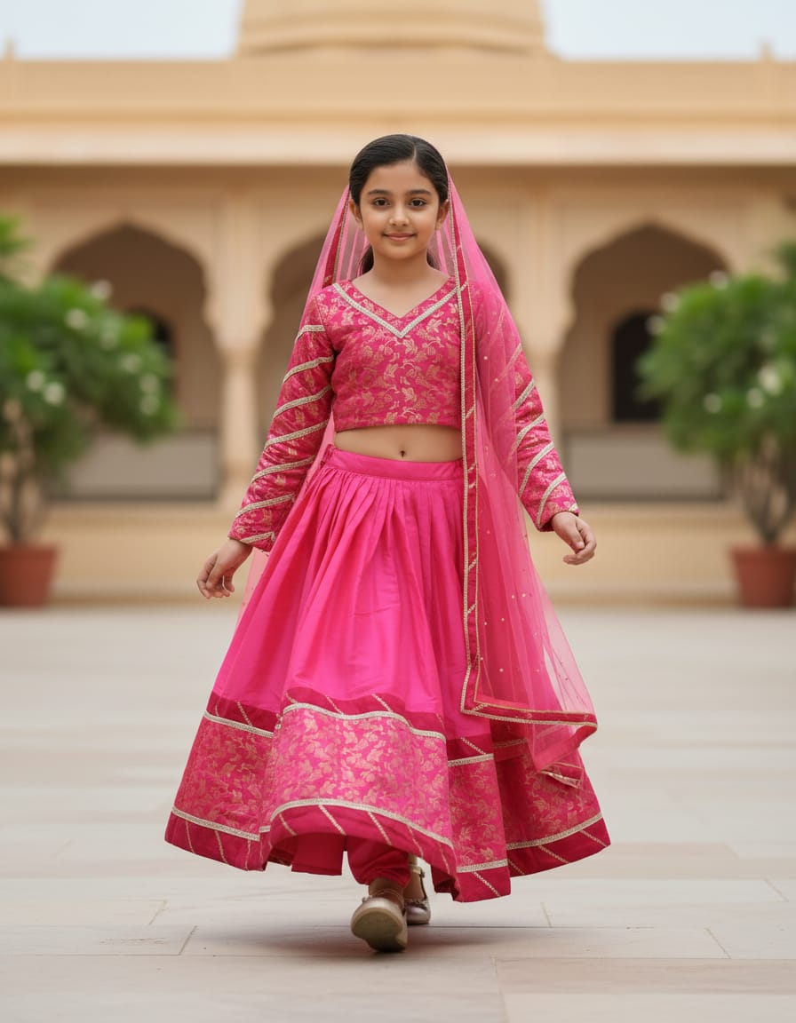 Luxury banrasi silk lehenga sets