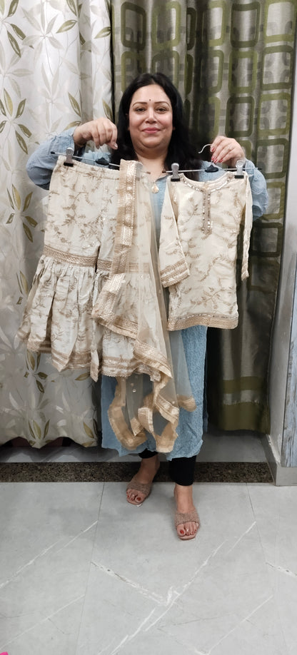 Luxury embroidered garara sets