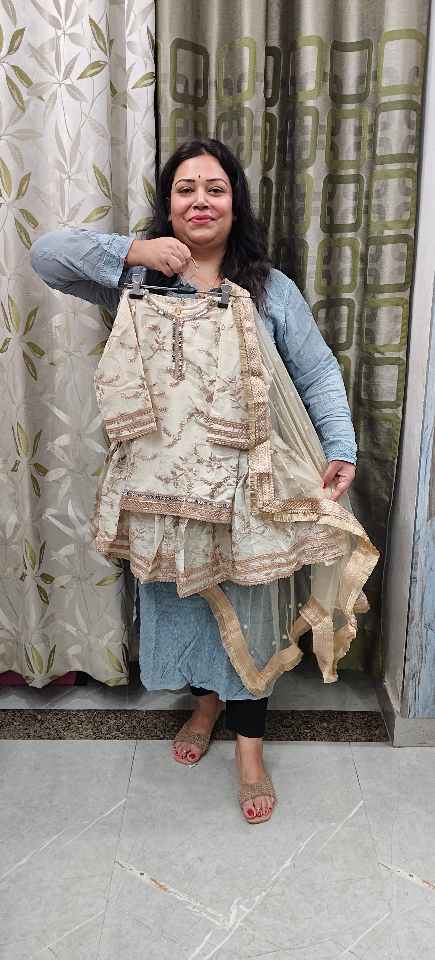 Luxury embroidered garara sets