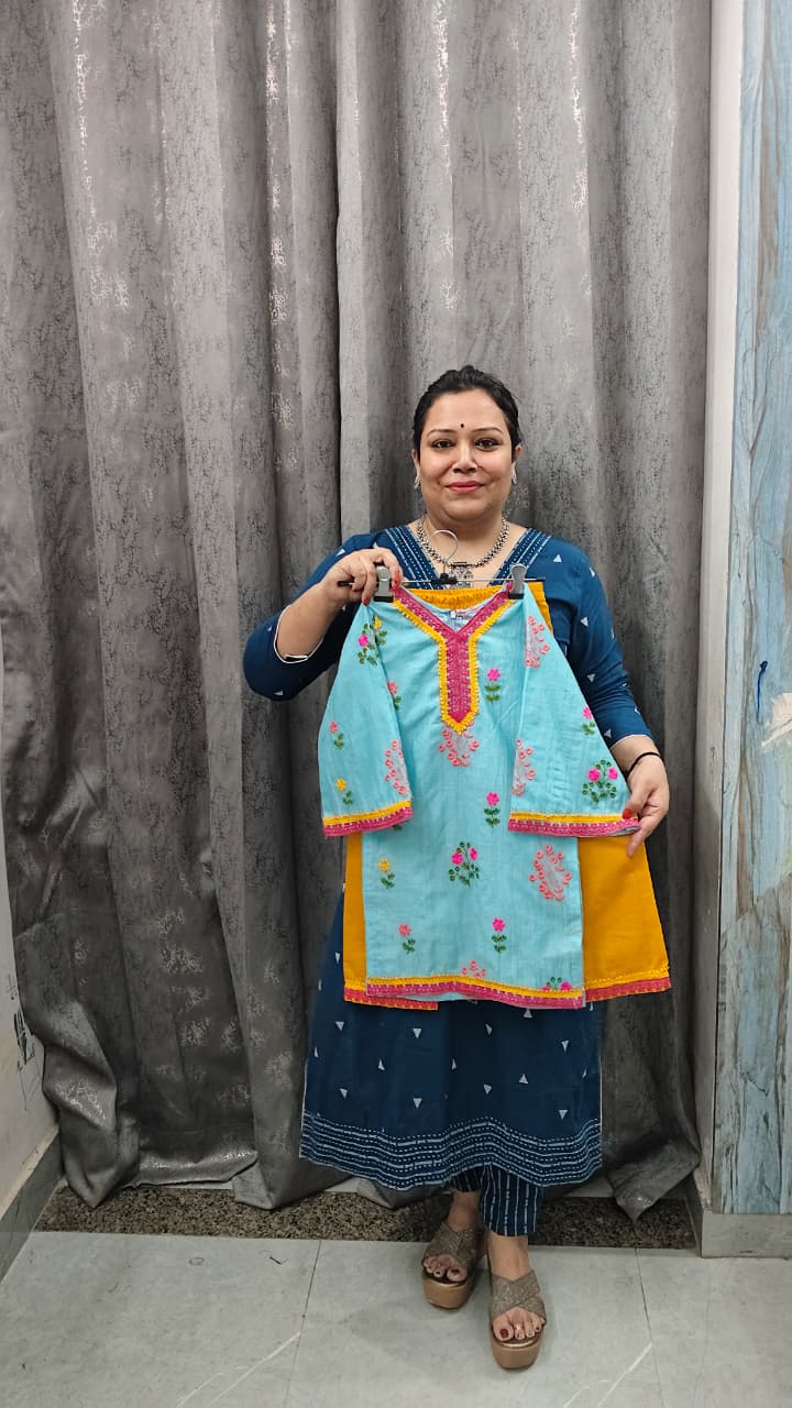 Premium Pakistani Mal Chanderi Co-ord Set