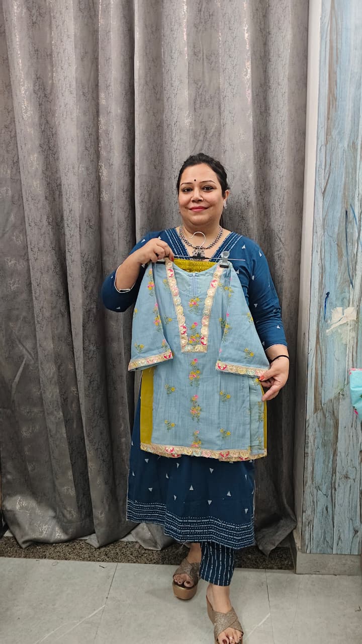 Premium Pakistani Mal Chanderi Co-ord Set