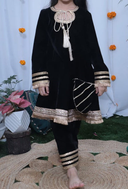 Premium Velvet Frock Suits - for Kids