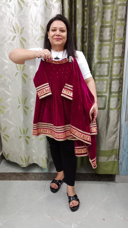 Premium Velvet Frock Suits