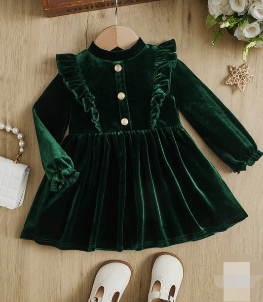 Premium Velvet Frocks - for Kids