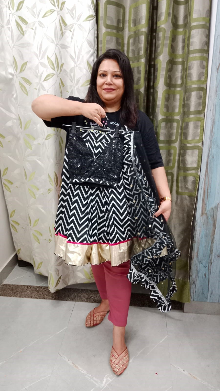 Banarsi Silk Lehenga - for Kids