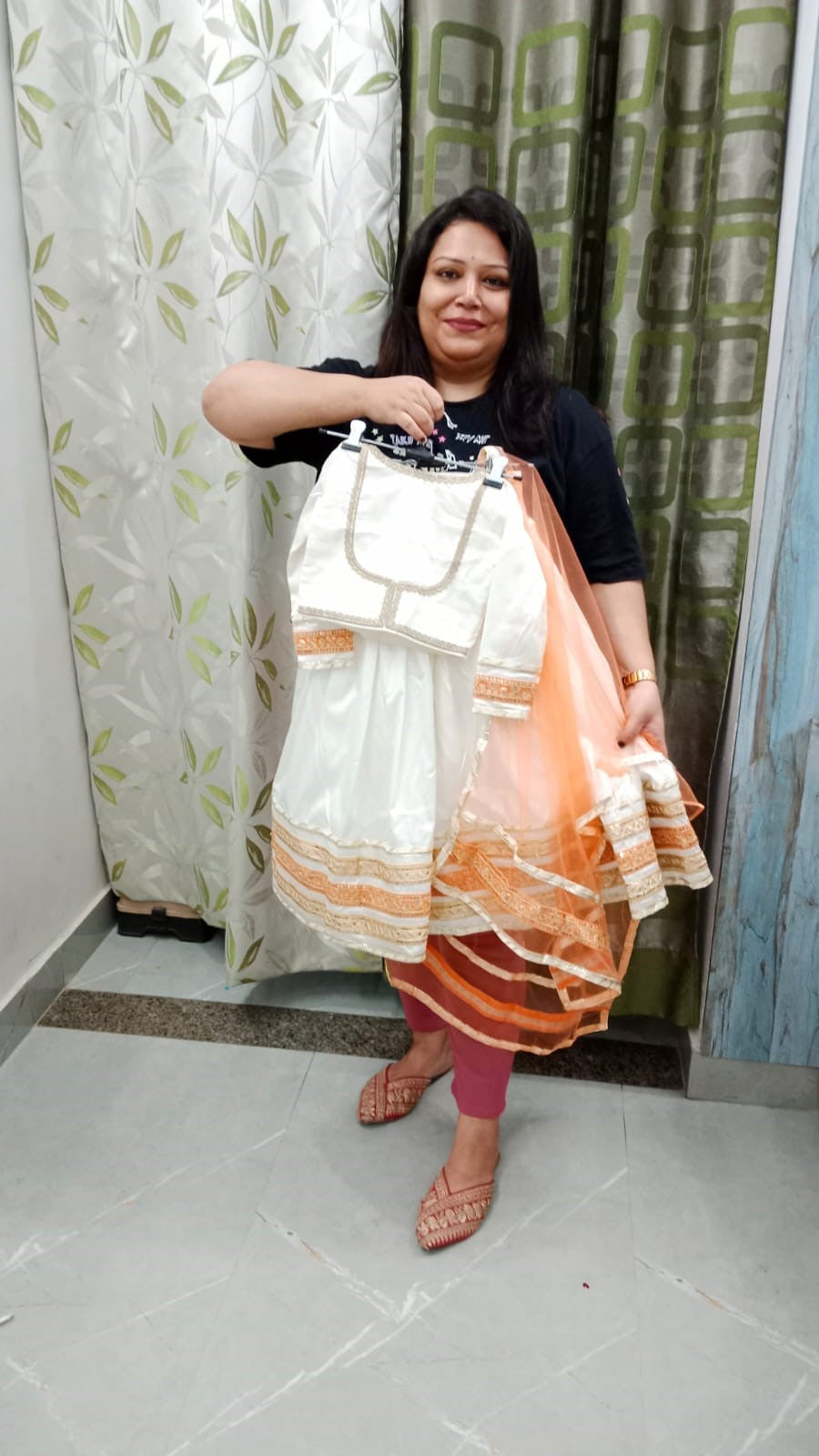 Banarsi Silk Lehenga - for Kids