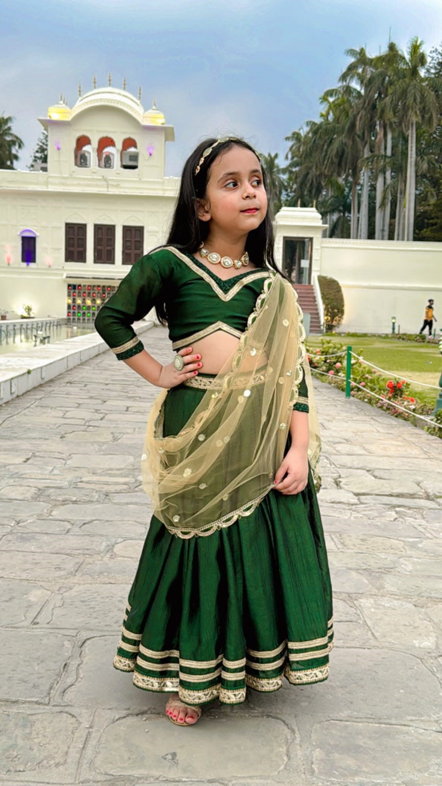 Premium Silk Lehenga - for Kids