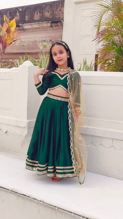 Premium Silk Lehenga - for Kids