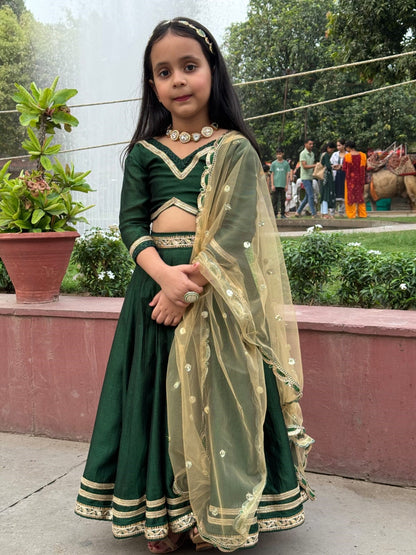 Premium Silk Lehenga - for Kids