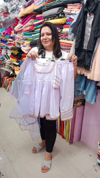 Luxury glace cotton  Suits - for Kids