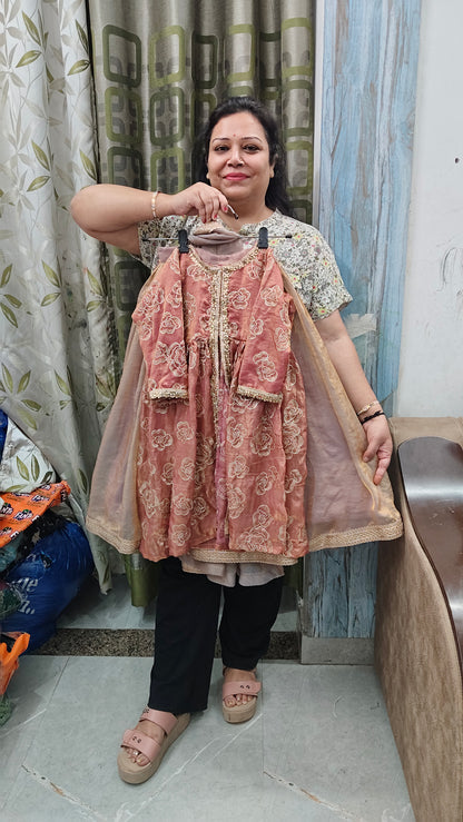 Rose petals indo western outfit