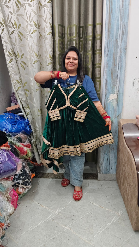 Premium velevt winter lehnga sets