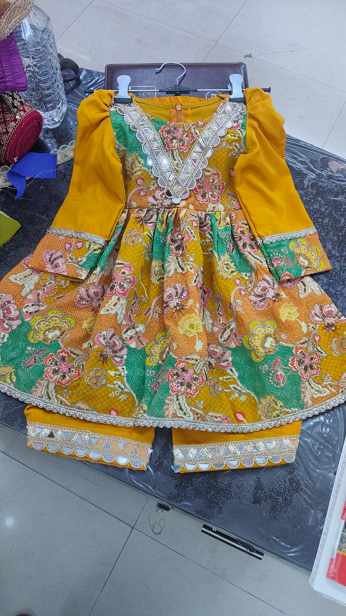 Pure Crape Hand Work Suits