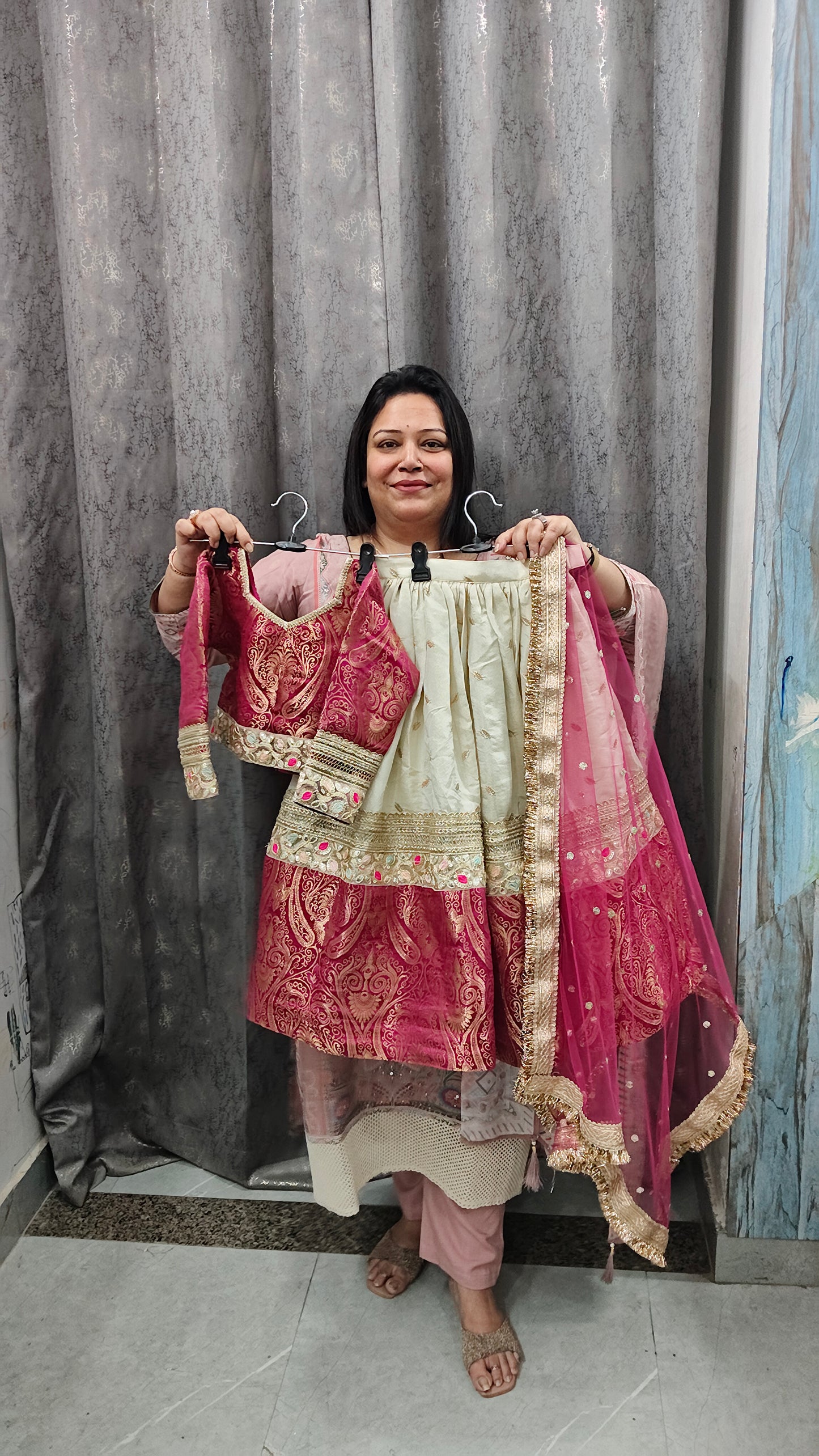 Pure jamawar lehnga
