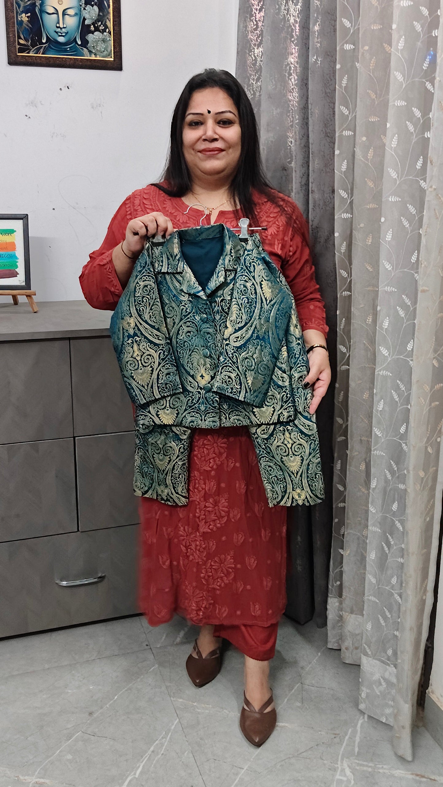 Luxury jamawar cord set