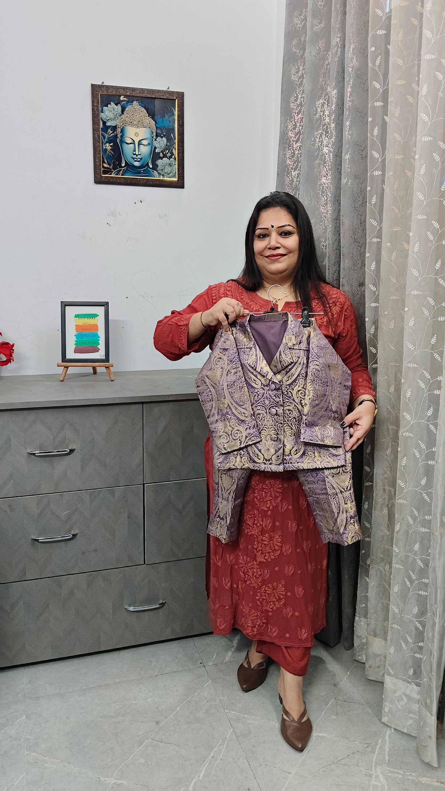 Luxury jamawar cord set