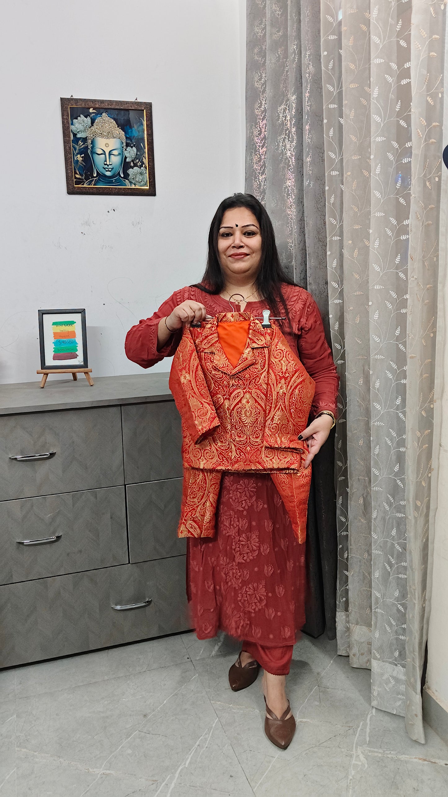 Luxury jamawar cord set