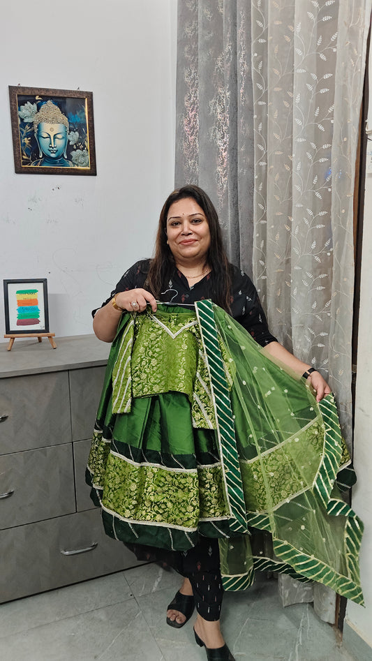 Luxury banrasi silk lehenga sets