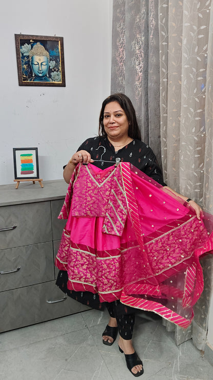 Luxury banrasi silk lehenga sets