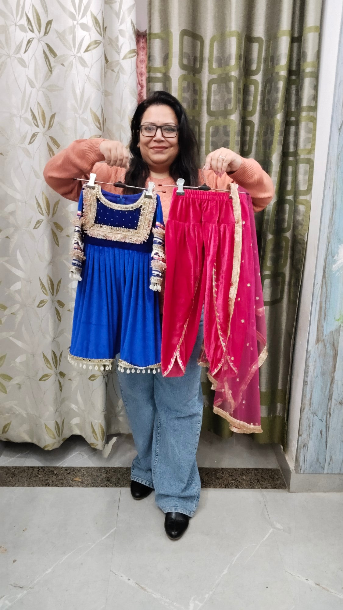 Premium Velvet Kaudi Dress