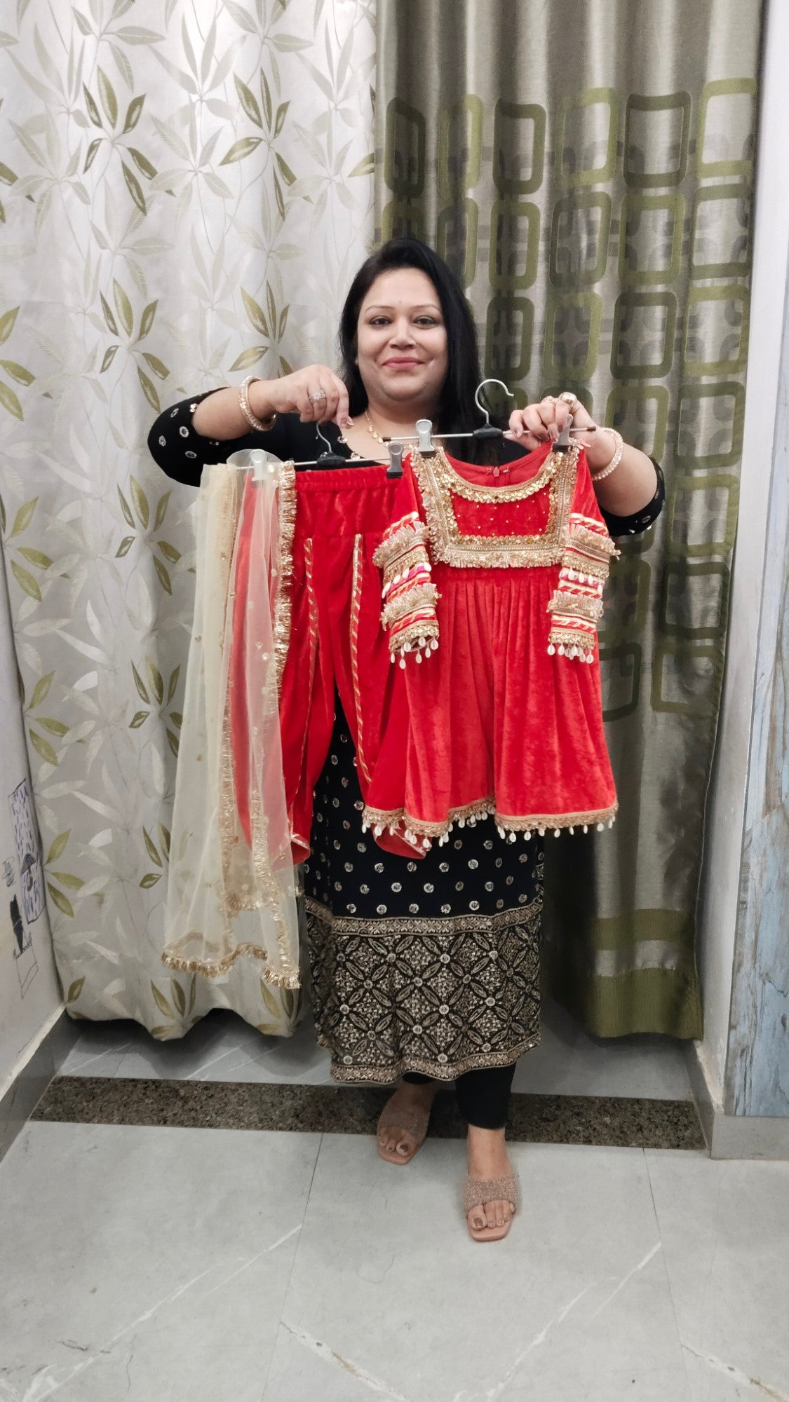 Premium Velvet Kaudi Dress