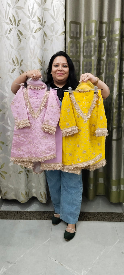 Pure crush silk handwork Suit