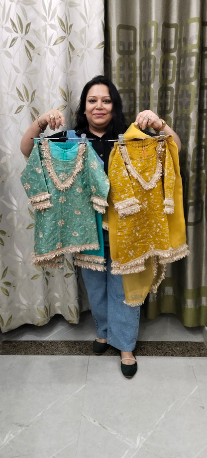 Pure crush silk handwork Suit
