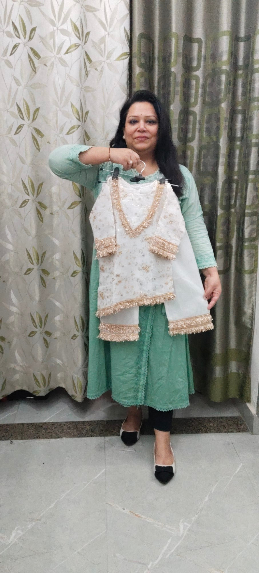 Pure crush silk handwork Suit
