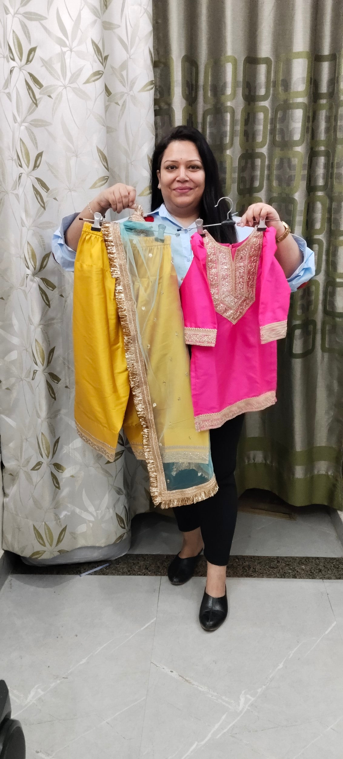 Luxe Banarasi Farshi Salwar Suit - for Kids