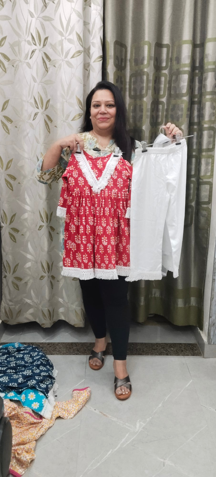 Summer Cotton Frock Suits - for Kids