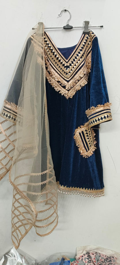 Velvet Aline Suit - for Kids