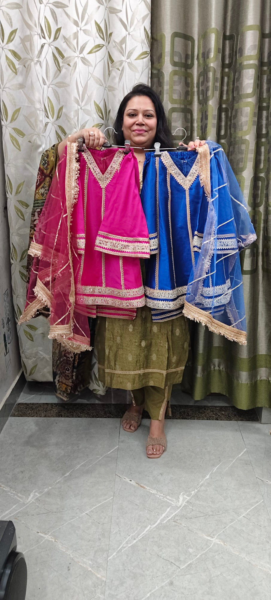 Luxe Banarasi Frock Suits - for Kids