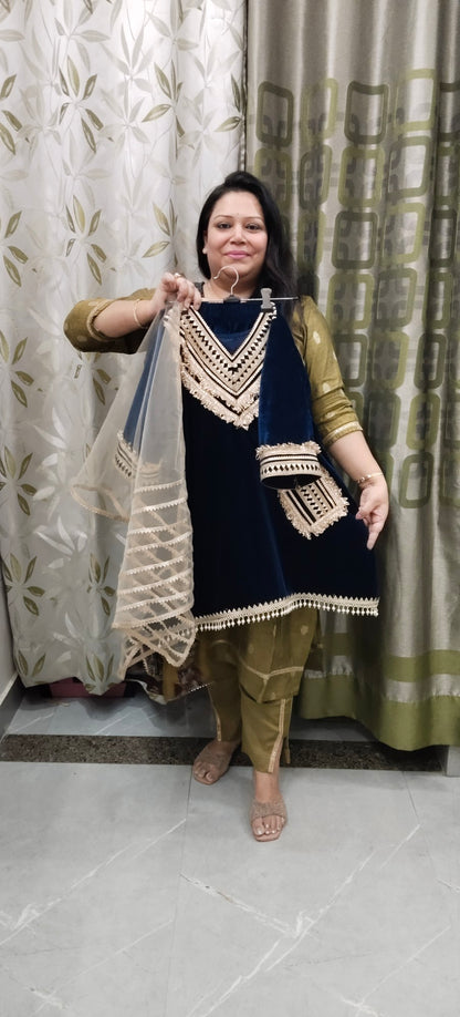 Velvet Aline Suit - for Kids