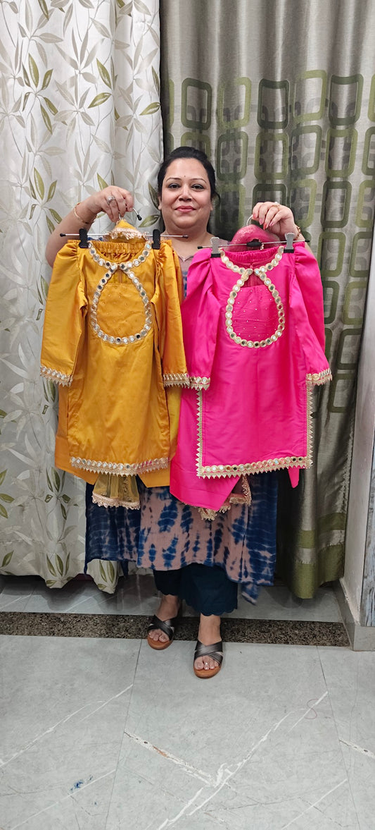 Silk Farshi Suits - for Kids