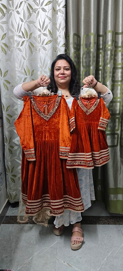 Premium velevt frock suits