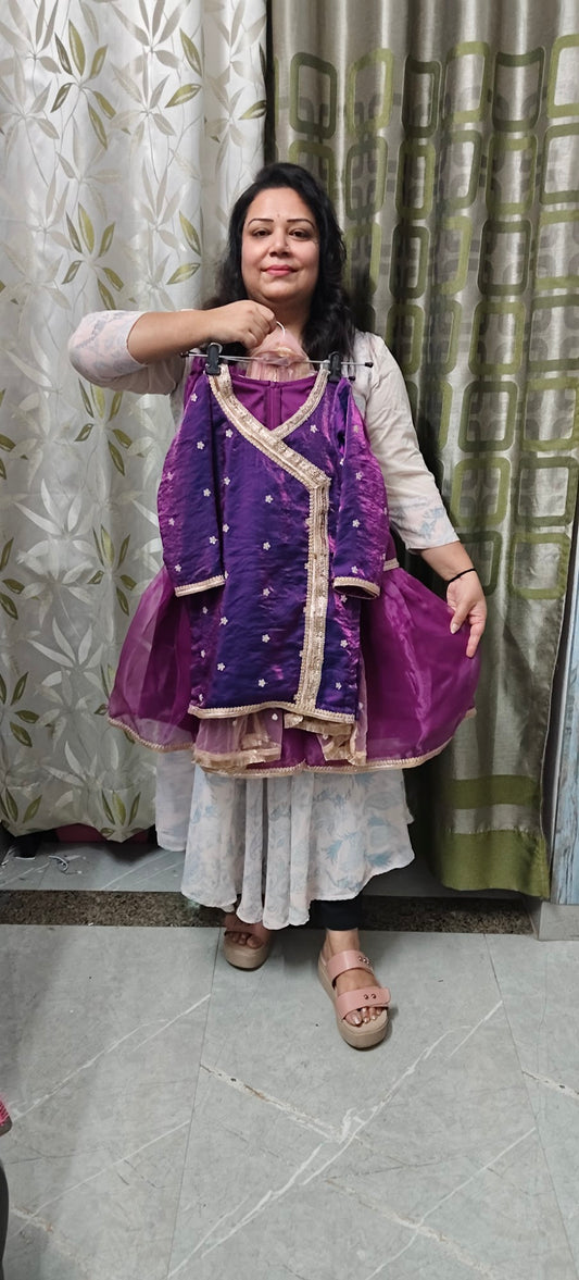 Pure Satin silk Gharara Sets