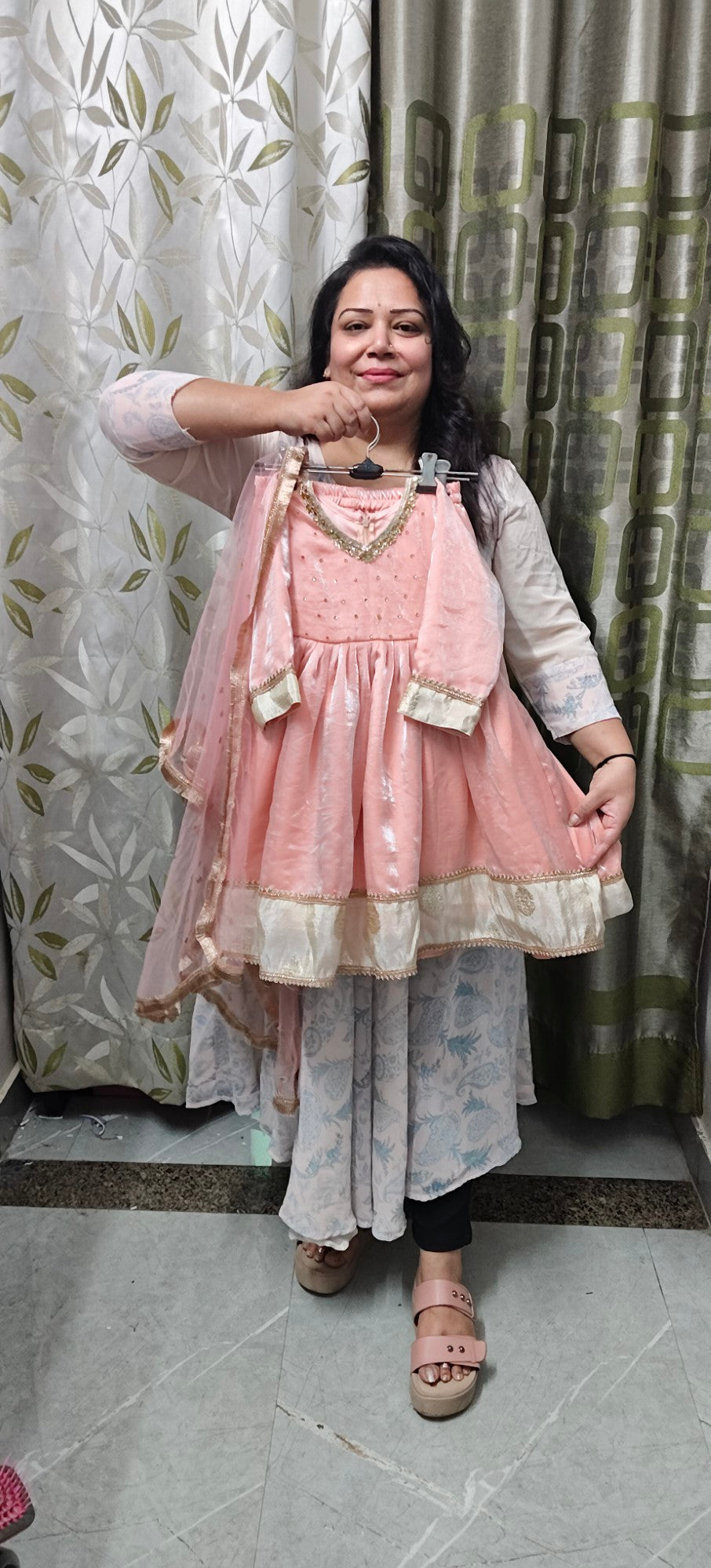 Pure Satin Summer Garara Set