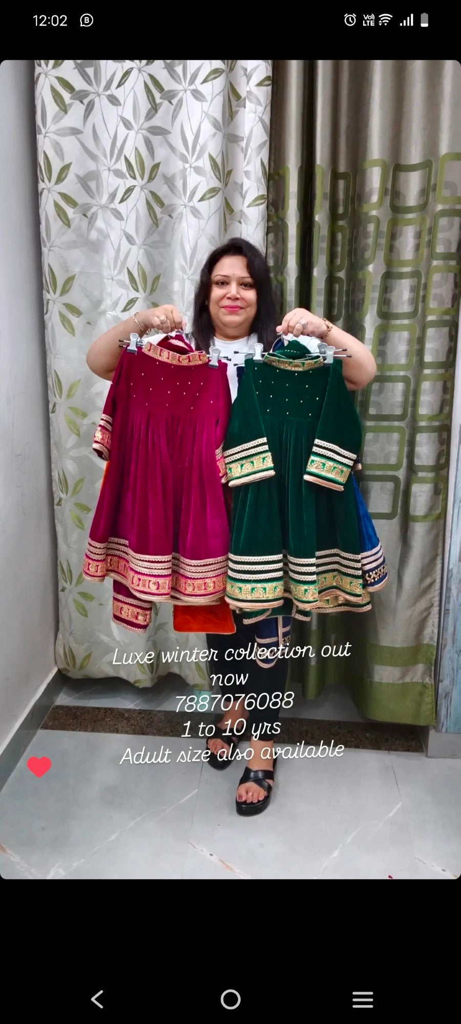 Premium Velvet Frock Suits