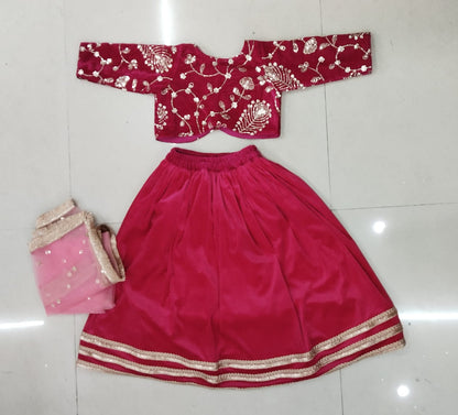 Winter velvet lehenga sets