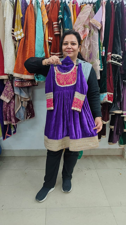 Premium Velvet Frock Suits