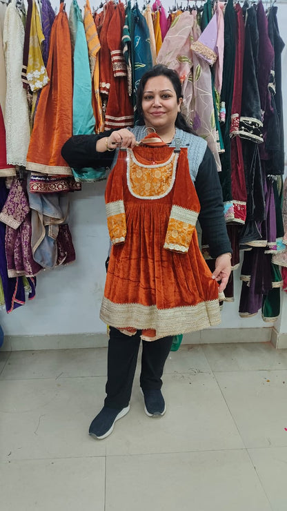 Premium Velvet Frock Suits