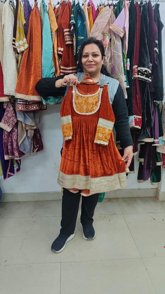 Premium Velvet Frock Suits