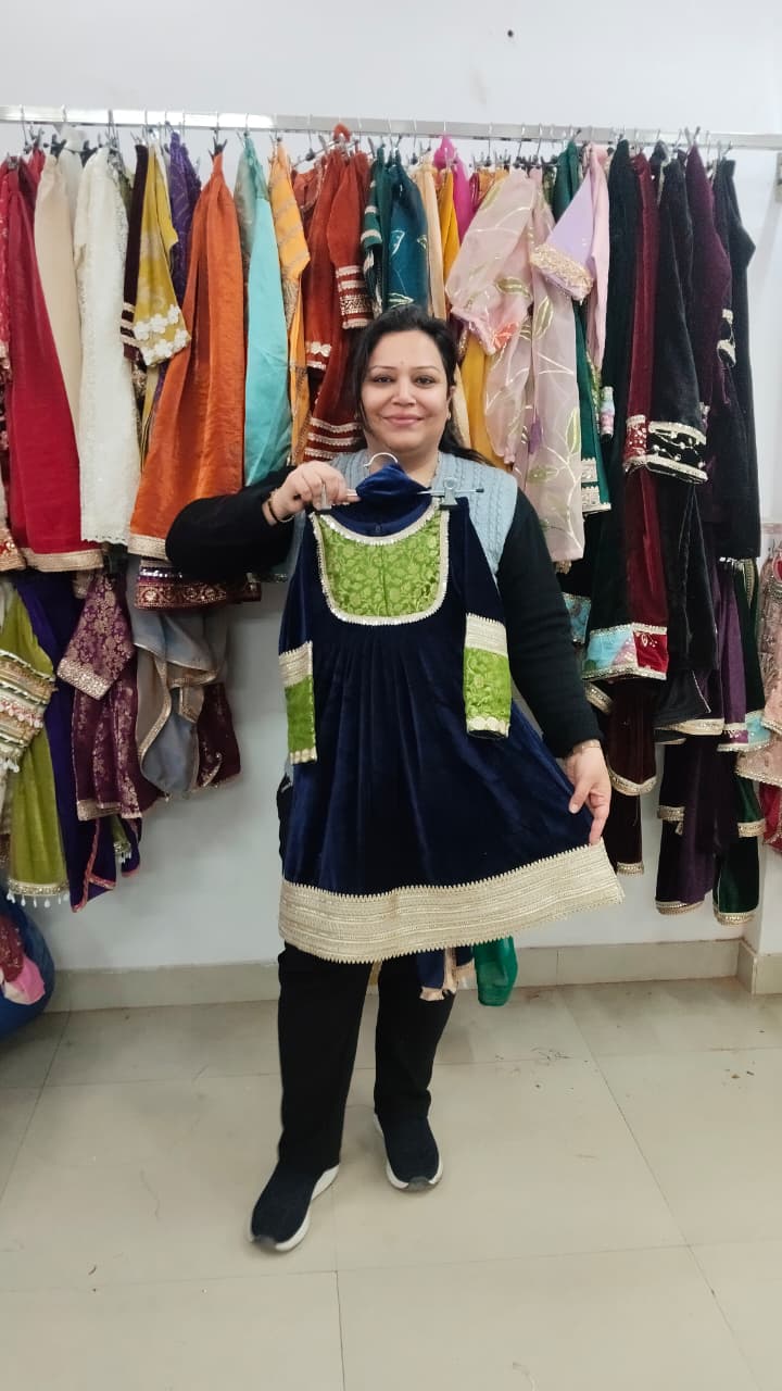 Premium Velvet Frock Suits