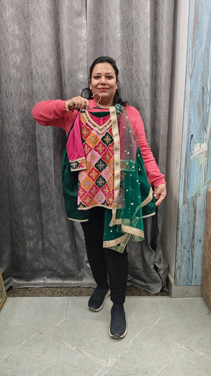 Pure Crape Hand Work Suits